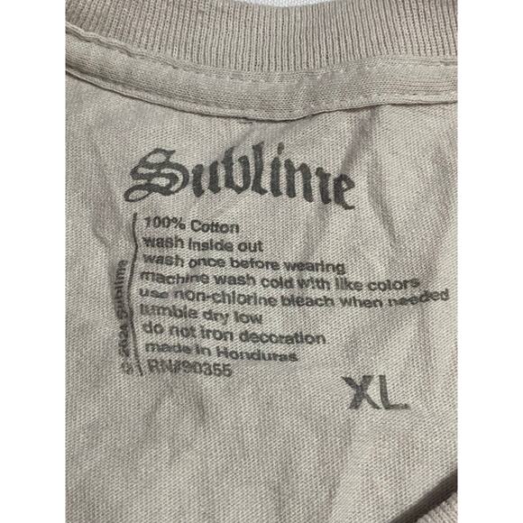 Official Sublime 1995 Summer Tour T-Shirt Men’s XL Black Double-Sided Reprint - Picture 7 of 10